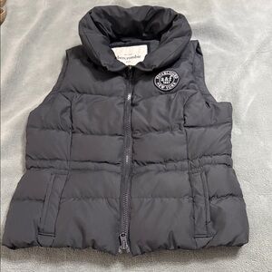 Abercrombie & Fitch Kids Gray Puffer Vest